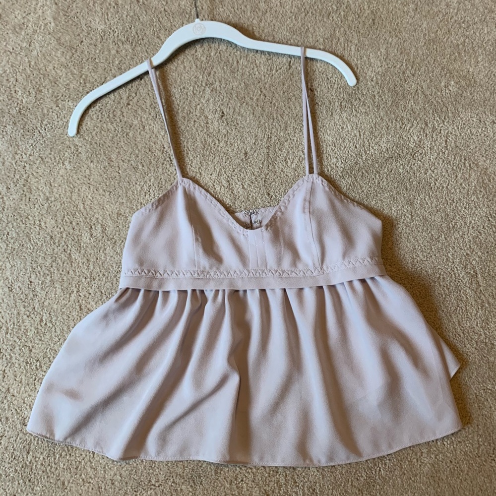 KIMCHI BLUE FLIRTY TANK BLOUSE